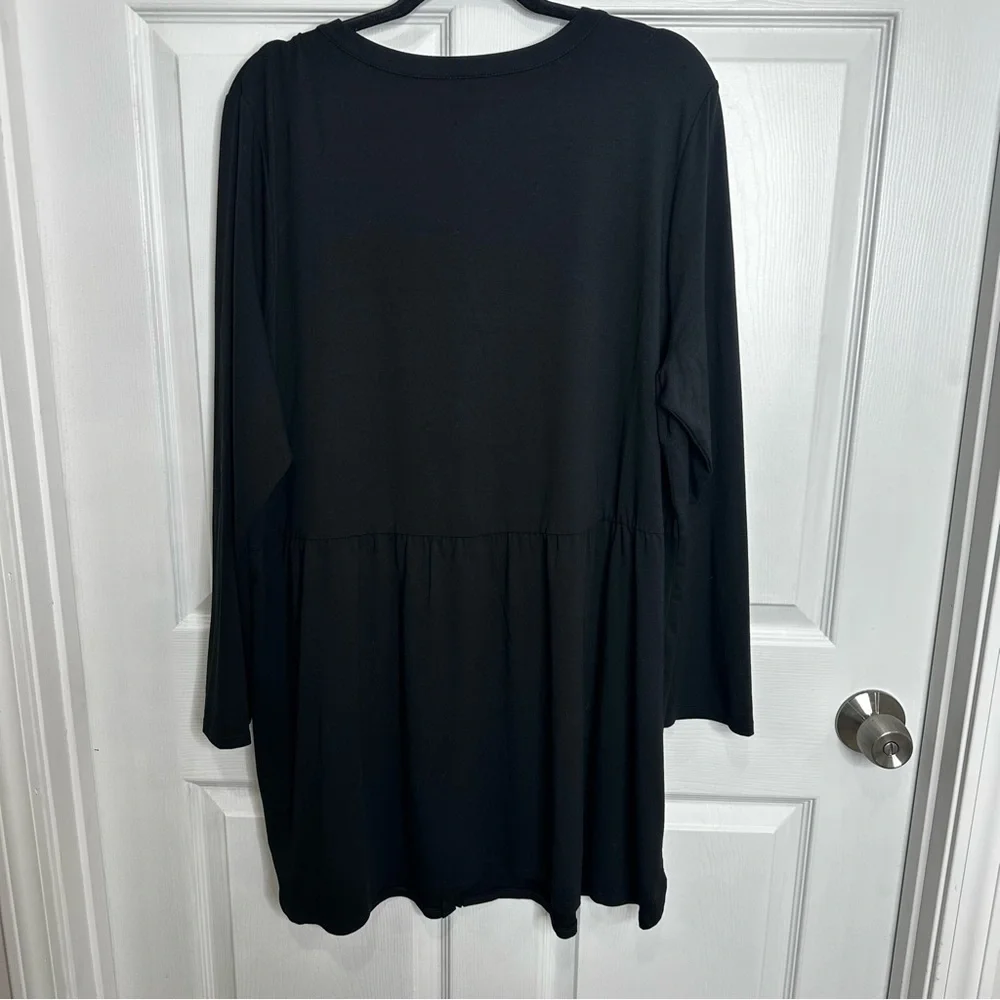 J. Jill Wherever Collection long sleeve button up dress dress XL minimalist